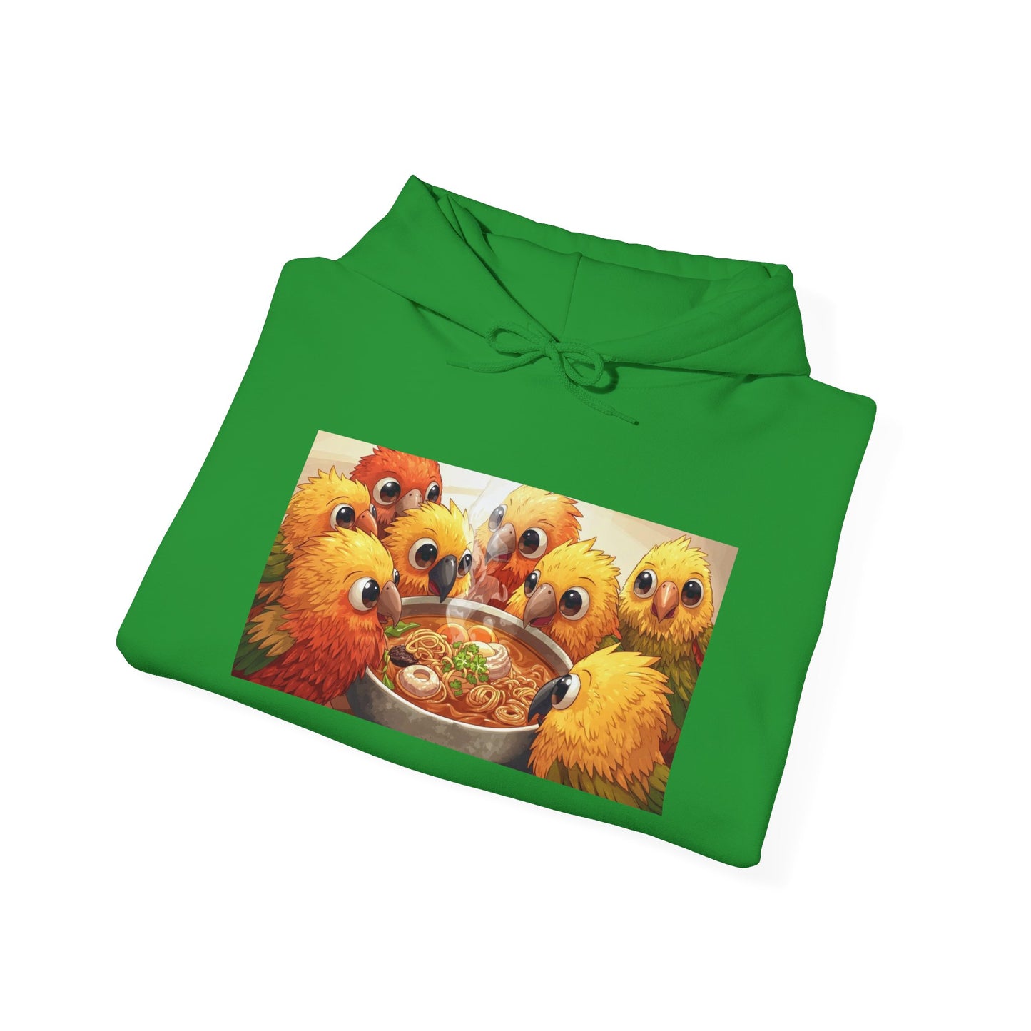 Cozy Parrot Party Hoodie - Fun Unisex Sweatshirt for Bird Lovers, Relaxed Style, Perfect Gift for Birthdays, Holidays, or Every Day