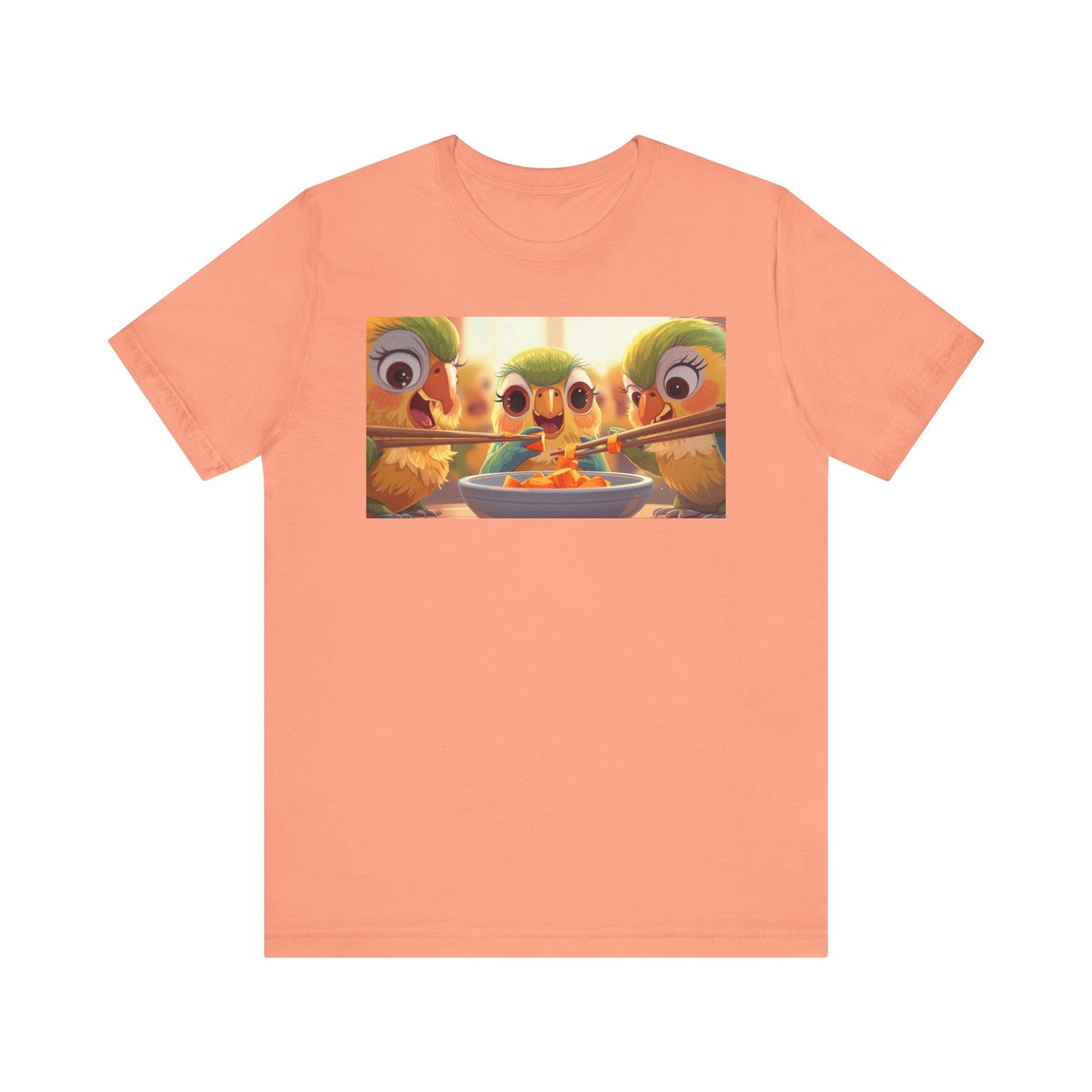 Colorful Cartoon Animal Tee, Fun Unisex T-Shirt, Cute Graphic Top, Gift for Animal Lovers, Casual Wear for Kids & Adults