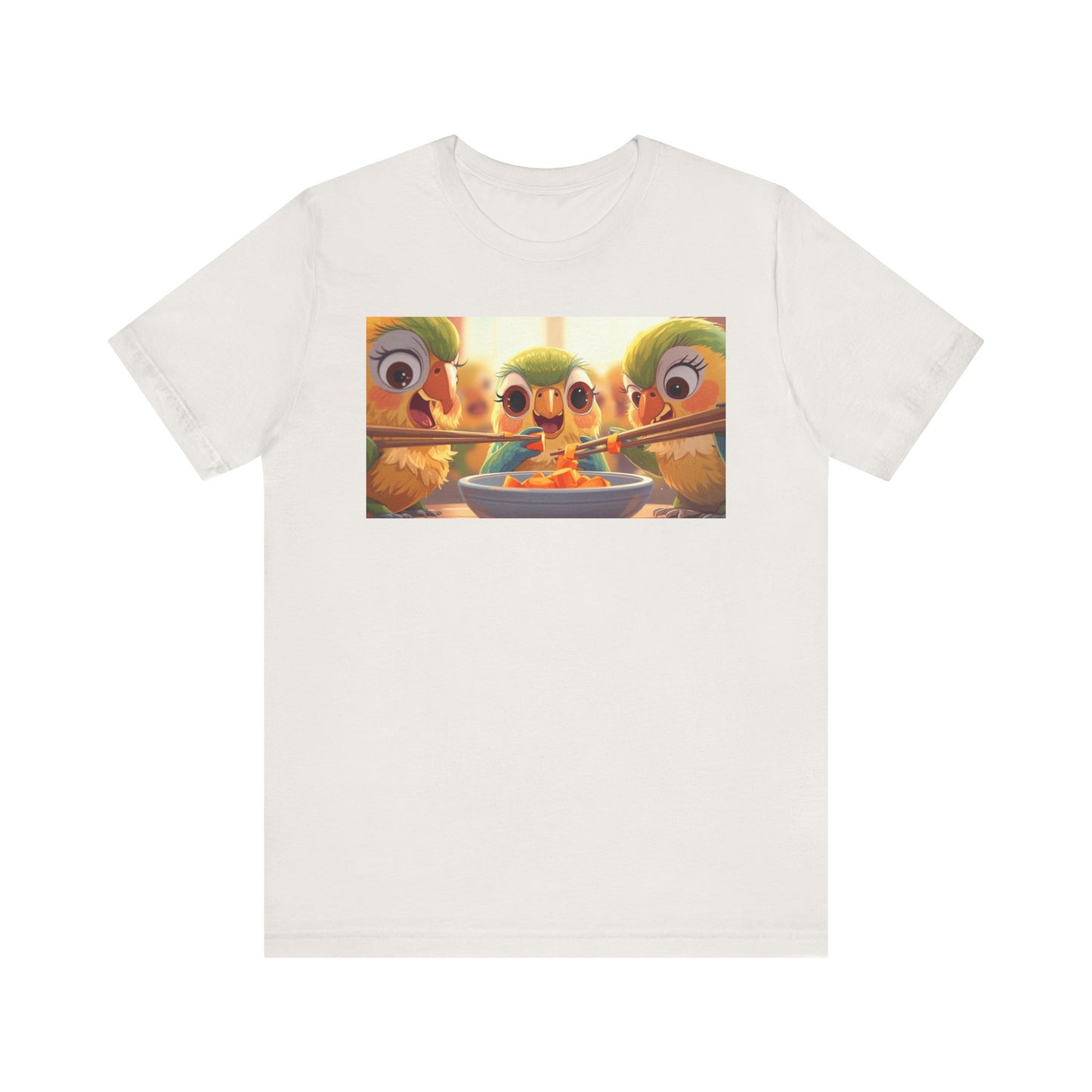 Colorful Cartoon Animal Tee, Fun Unisex T-Shirt, Cute Graphic Top, Gift for Animal Lovers, Casual Wear for Kids & Adults