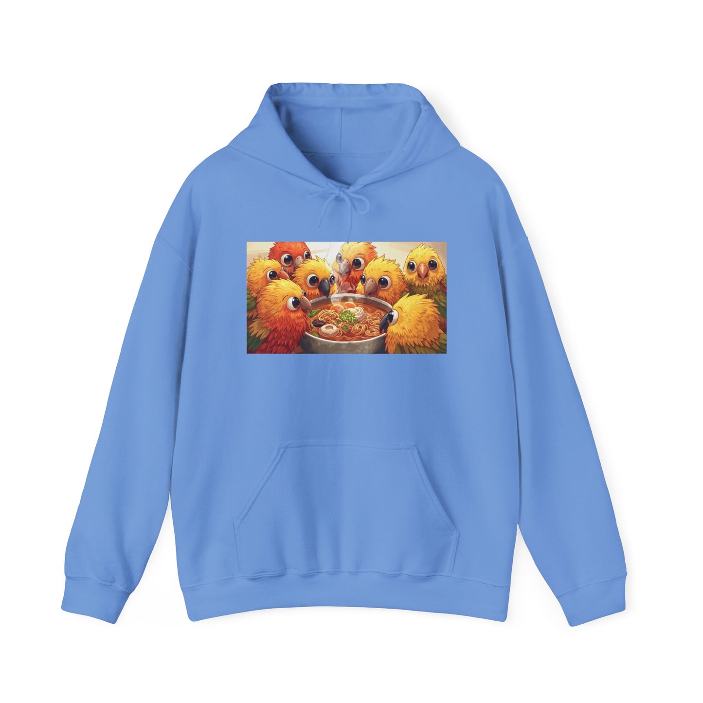 Cozy Parrot Party Hoodie - Fun Unisex Sweatshirt for Bird Lovers, Relaxed Style, Perfect Gift for Birthdays, Holidays, or Every Day
