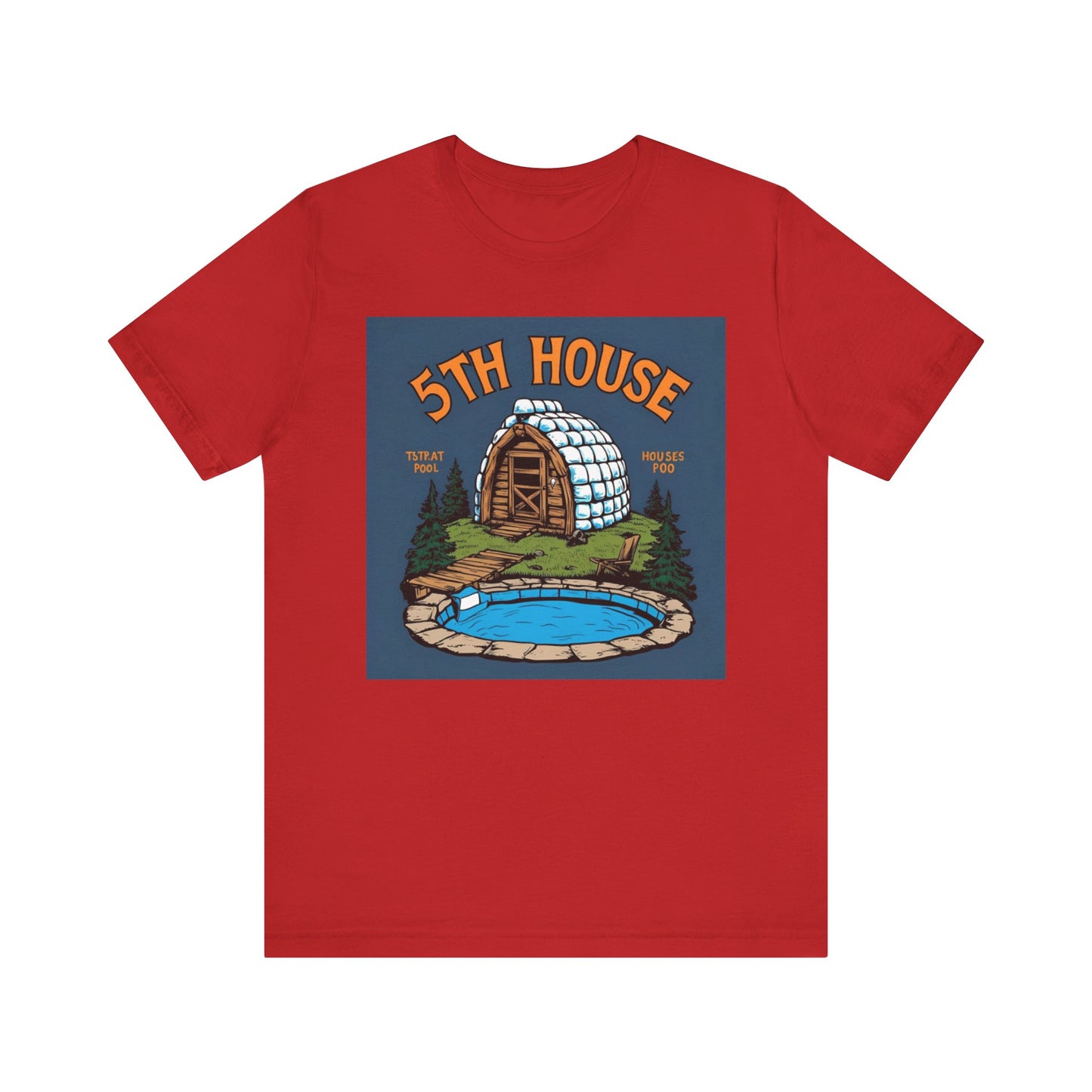 5th House Short Sleeve Tee - Cozy Cabin Vibe, Perfect for Nature Lovers, Gifts for Campers, Birthday, Everyday Wear, Summer Style