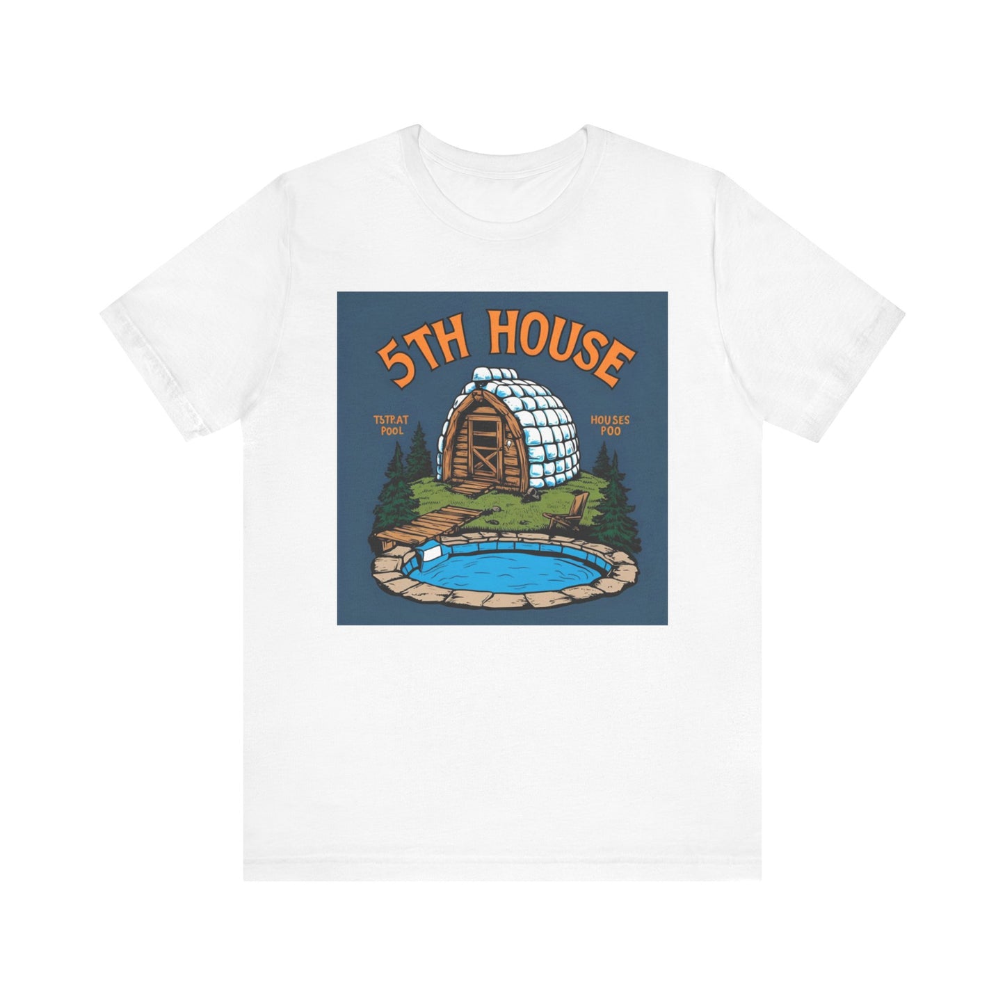 5th House Short Sleeve Tee - Cozy Cabin Vibe, Perfect for Nature Lovers, Gifts for Campers, Birthday, Everyday Wear, Summer Style