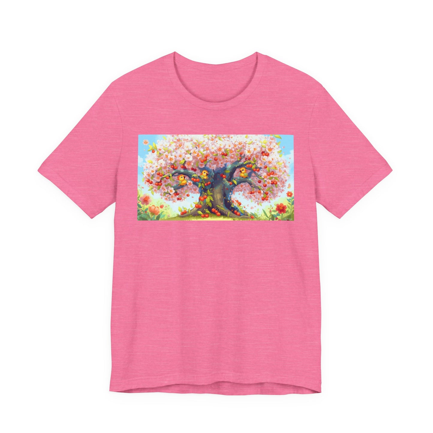 Spring Blossom Tree Tee, Floral Graphic T-Shirt, Unisex Spring Shirt, Gift for Nature Lovers, Summer Casual Wear