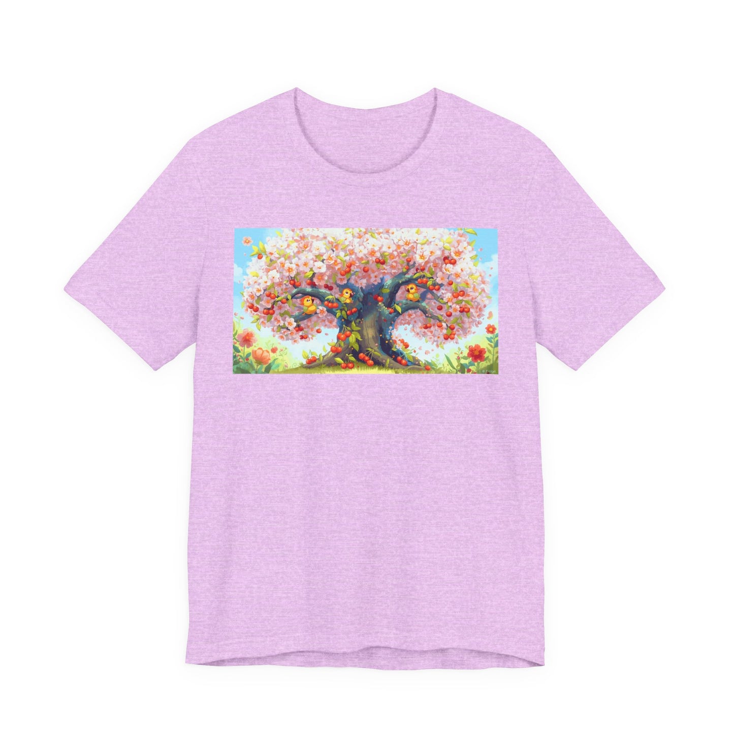 Spring Blossom Tree Tee, Floral Graphic T-Shirt, Unisex Spring Shirt, Gift for Nature Lovers, Summer Casual Wear