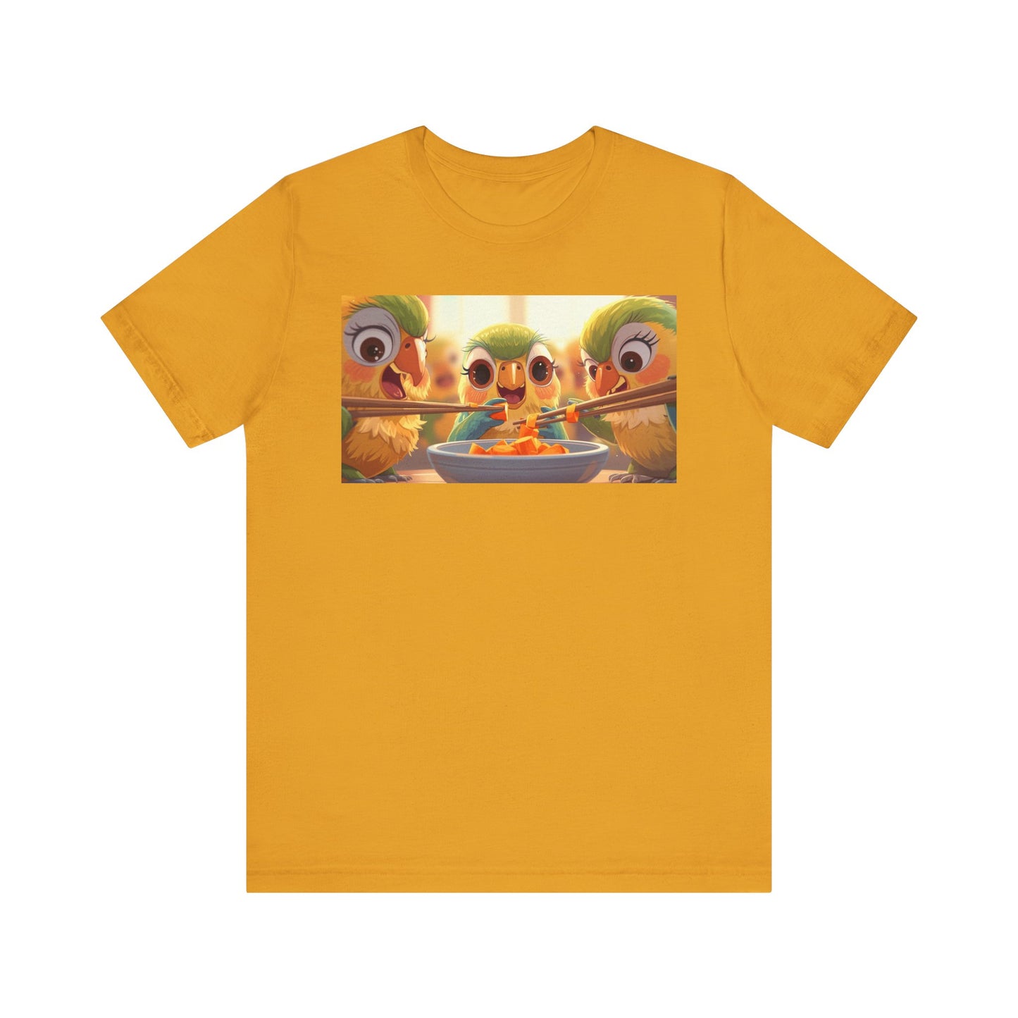 Colorful Cartoon Animal Tee, Fun Unisex T-Shirt, Cute Graphic Top, Gift for Animal Lovers, Casual Wear for Kids & Adults