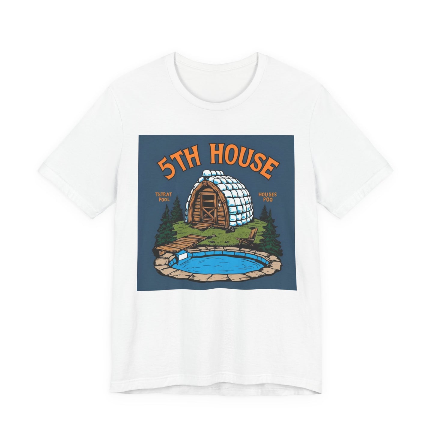 5th House Short Sleeve Tee - Cozy Cabin Vibe, Perfect for Nature Lovers, Gifts for Campers, Birthday, Everyday Wear, Summer Style