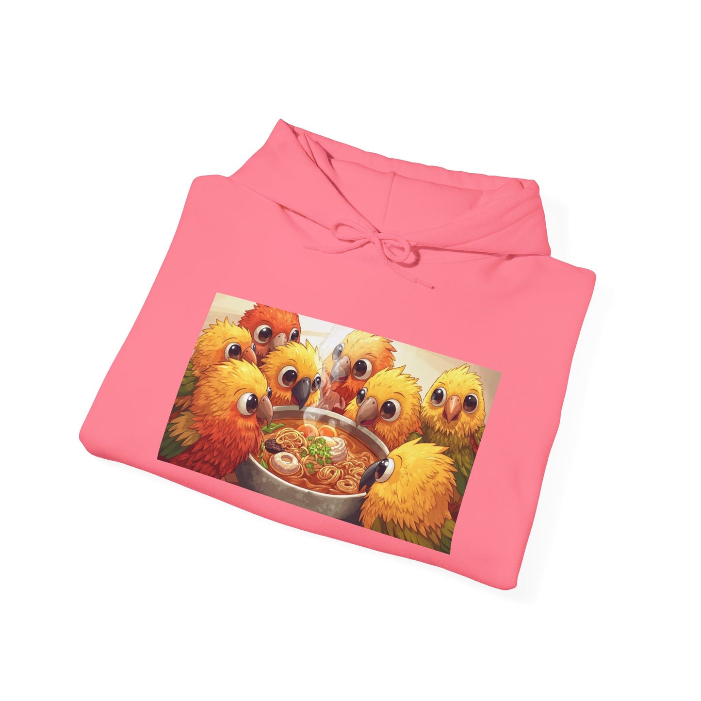 Cozy Parrot Party Hoodie - Fun Unisex Sweatshirt for Bird Lovers, Relaxed Style, Perfect Gift for Birthdays, Holidays, or Every Day