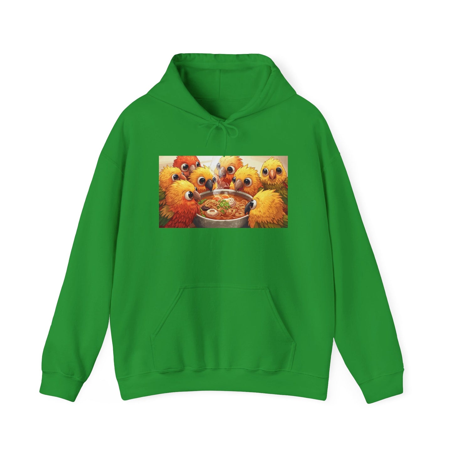 Cozy Parrot Party Hoodie - Fun Unisex Sweatshirt for Bird Lovers, Relaxed Style, Perfect Gift for Birthdays, Holidays, or Every Day