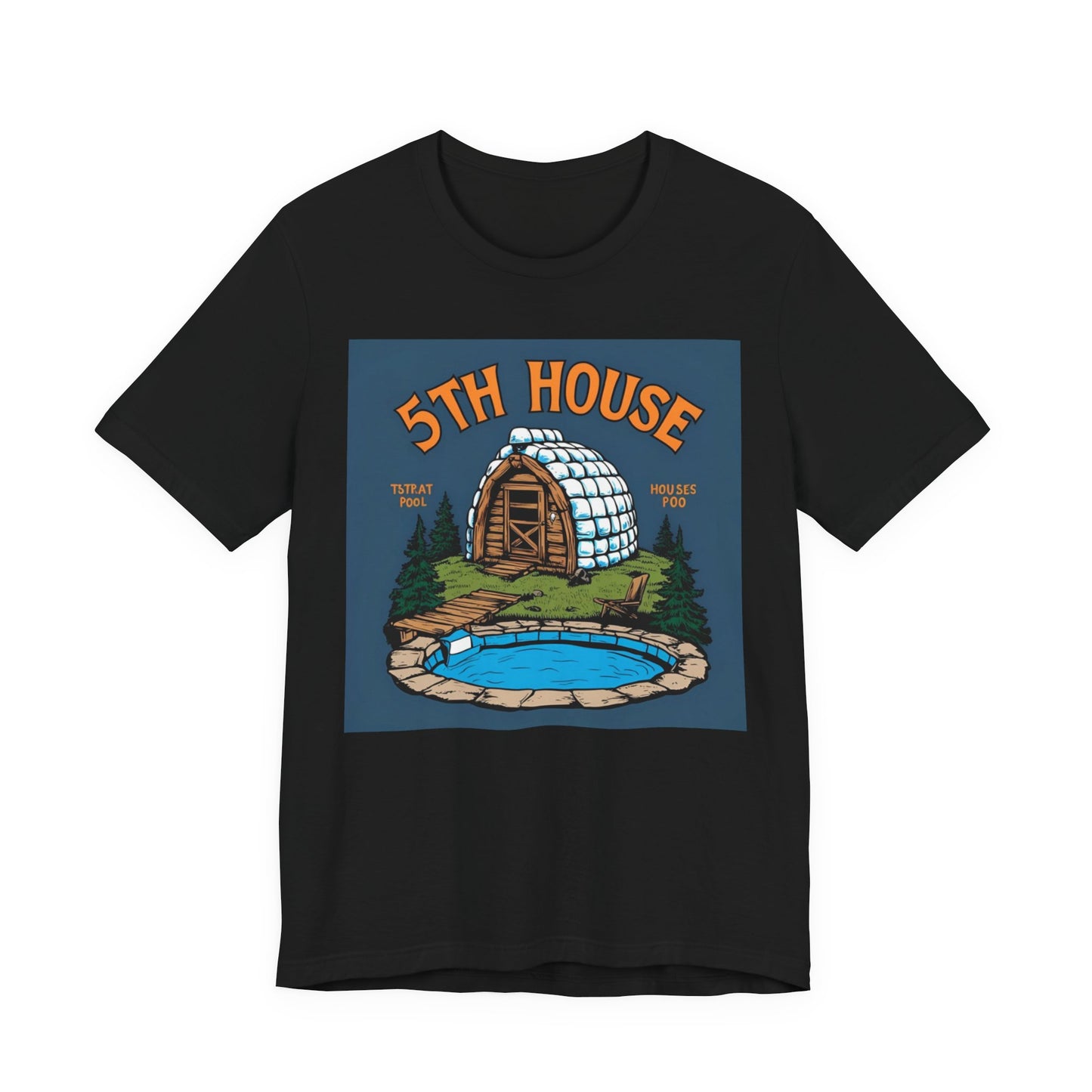 5th House Short Sleeve Tee - Cozy Cabin Vibe, Perfect for Nature Lovers, Gifts for Campers, Birthday, Everyday Wear, Summer Style