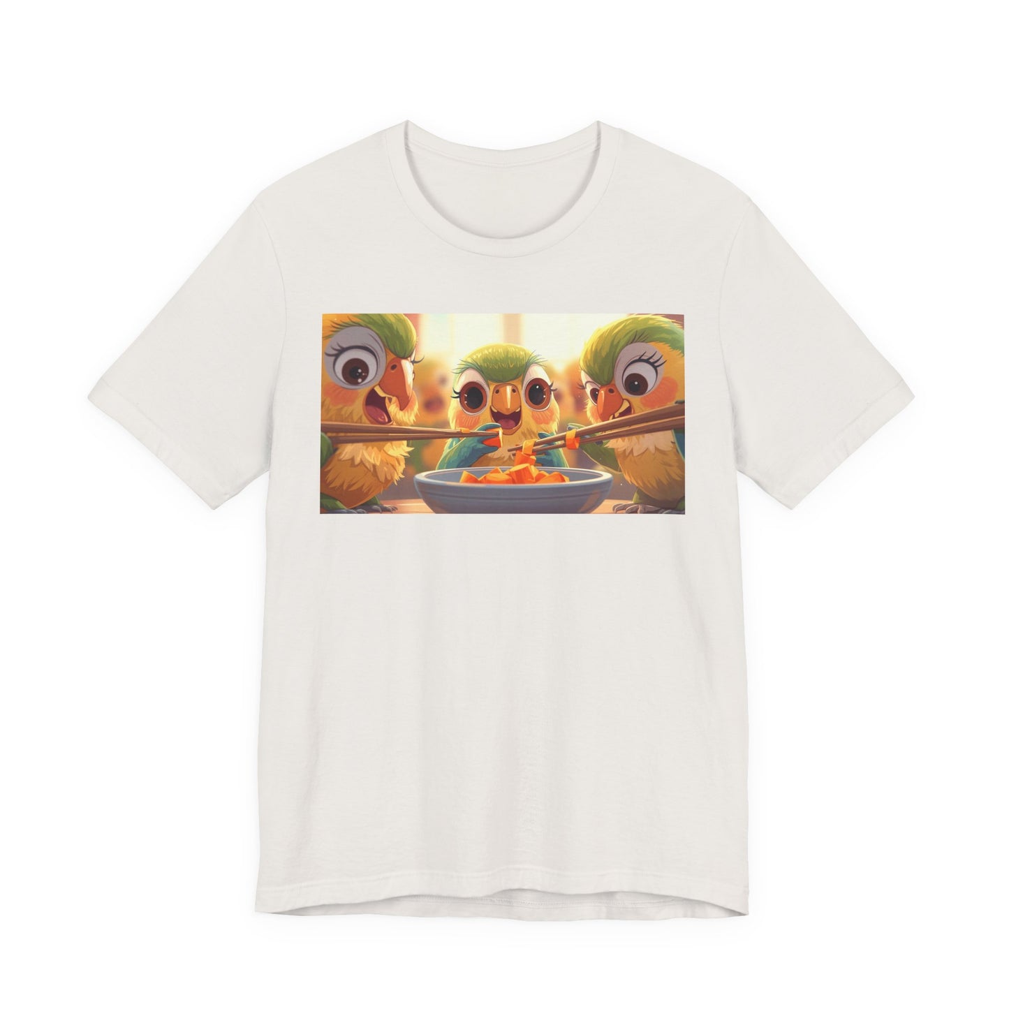 Colorful Cartoon Animal Tee, Fun Unisex T-Shirt, Cute Graphic Top, Gift for Animal Lovers, Casual Wear for Kids & Adults