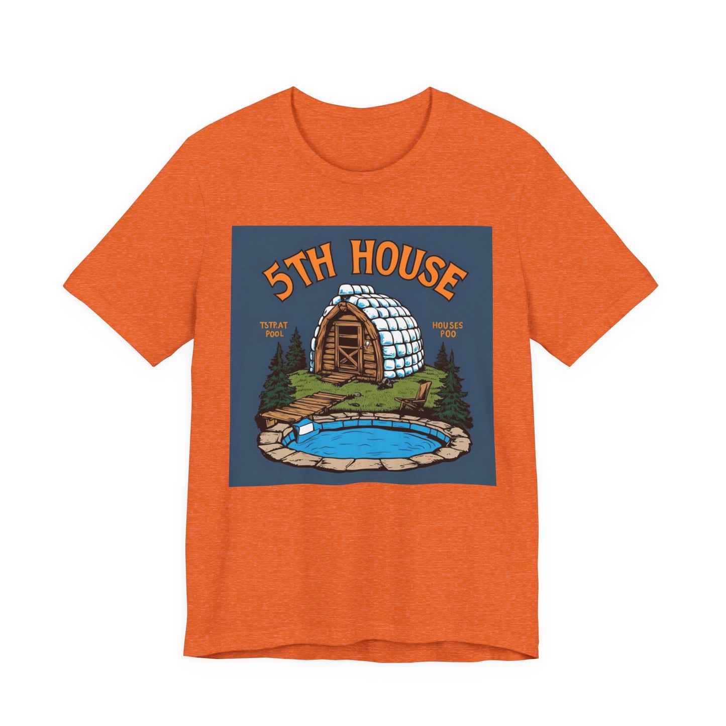 5th House Short Sleeve Tee - Cozy Cabin Vibe, Perfect for Nature Lovers, Gifts for Campers, Birthday, Everyday Wear, Summer Style