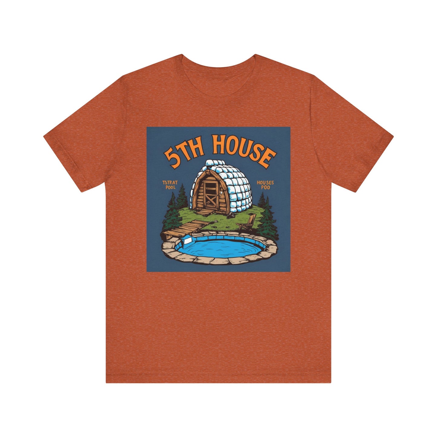 5th House Short Sleeve Tee - Cozy Cabin Vibe, Perfect for Nature Lovers, Gifts for Campers, Birthday, Everyday Wear, Summer Style