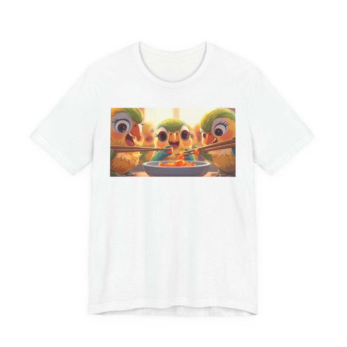 Colorful Cartoon Animal Tee, Fun Unisex T-Shirt, Cute Graphic Top, Gift for Animal Lovers, Casual Wear for Kids & Adults