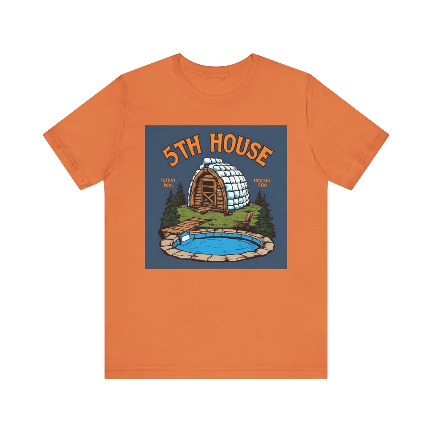 5th House Short Sleeve Tee - Cozy Cabin Vibe, Perfect for Nature Lovers, Gifts for Campers, Birthday, Everyday Wear, Summer Style