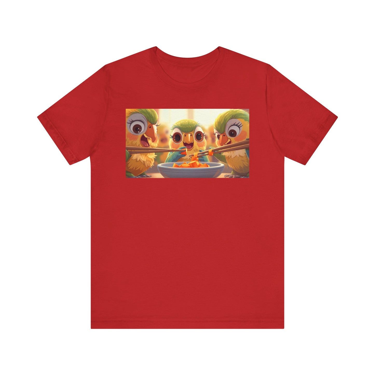 Colorful Cartoon Animal Tee, Fun Unisex T-Shirt, Cute Graphic Top, Gift for Animal Lovers, Casual Wear for Kids & Adults