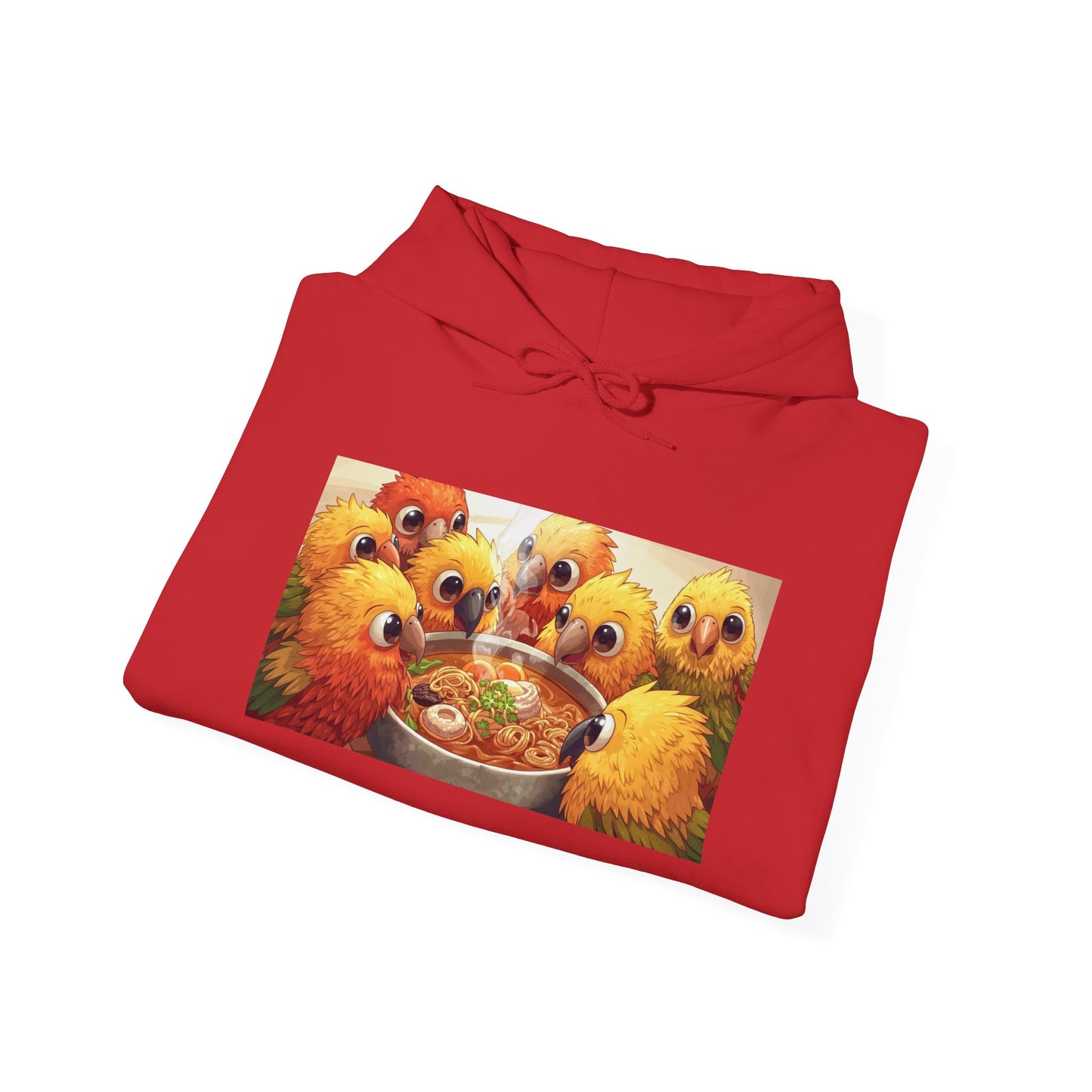 Cozy Parrot Party Hoodie - Fun Unisex Sweatshirt for Bird Lovers, Relaxed Style, Perfect Gift for Birthdays, Holidays, or Every Day