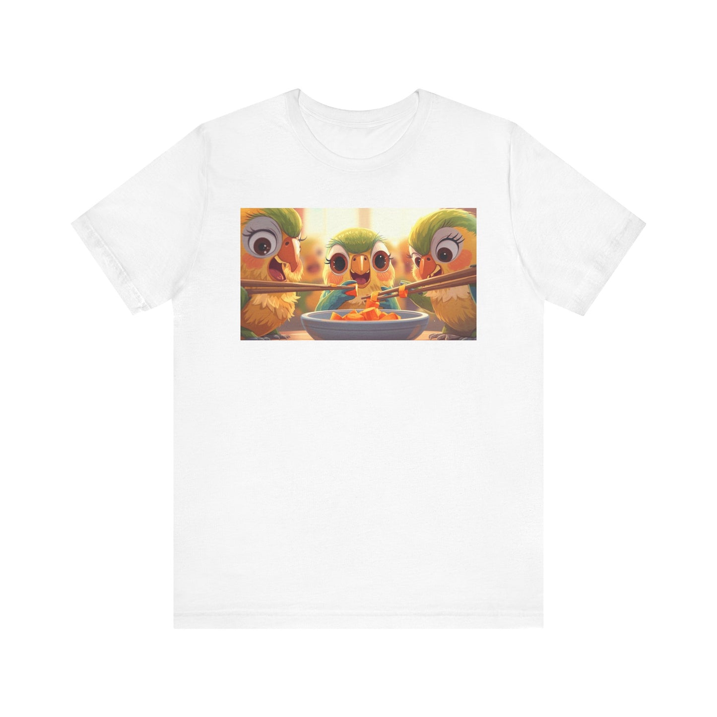 Colorful Cartoon Animal Tee, Fun Unisex T-Shirt, Cute Graphic Top, Gift for Animal Lovers, Casual Wear for Kids & Adults