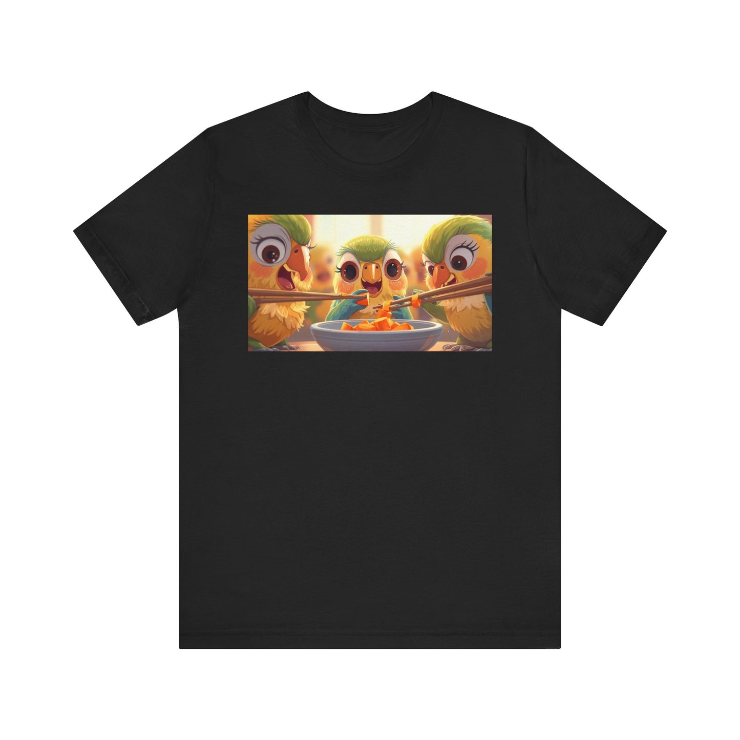 Colorful Cartoon Animal Tee, Fun Unisex T-Shirt, Cute Graphic Top, Gift for Animal Lovers, Casual Wear for Kids & Adults
