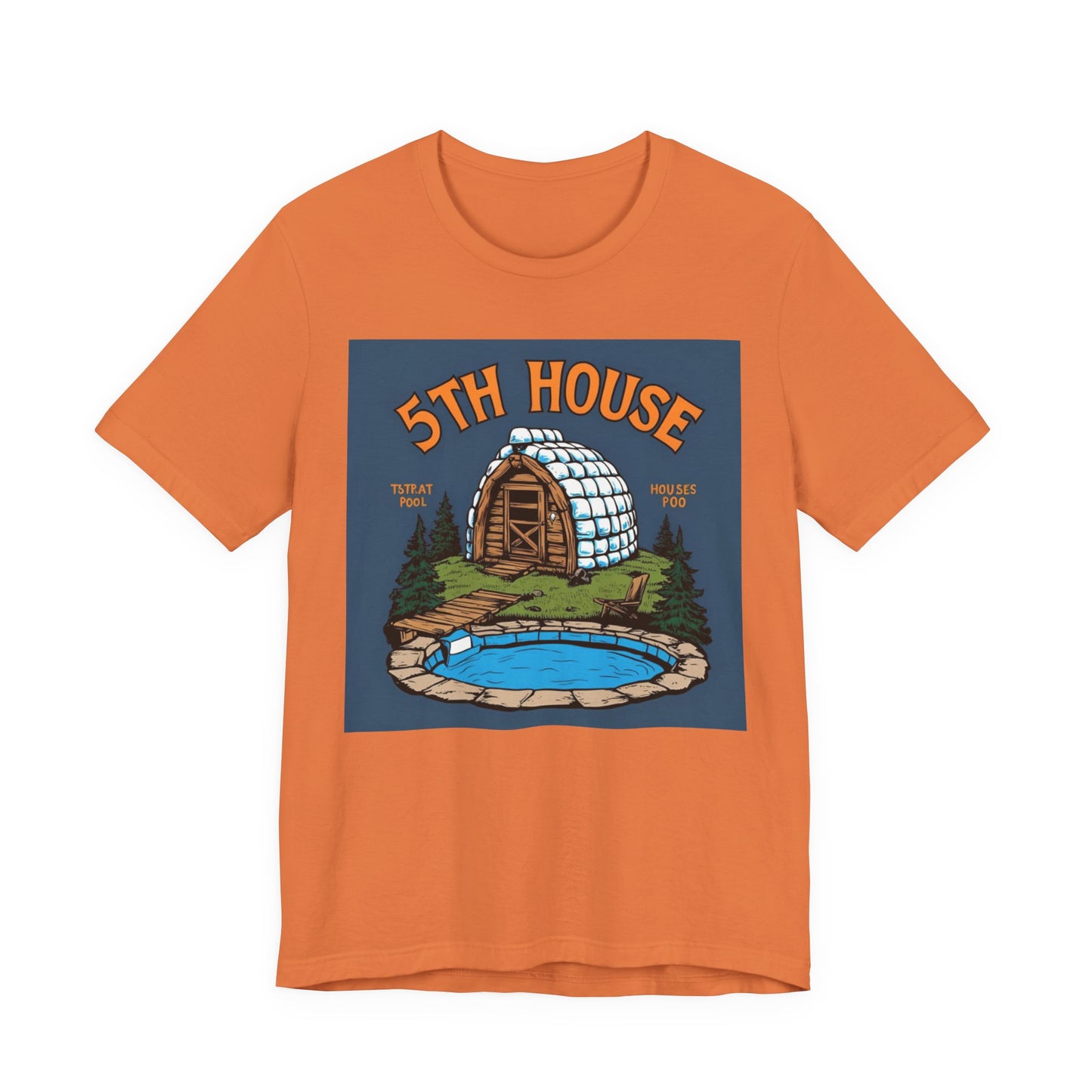 5th House Short Sleeve Tee - Cozy Cabin Vibe, Perfect for Nature Lovers, Gifts for Campers, Birthday, Everyday Wear, Summer Style