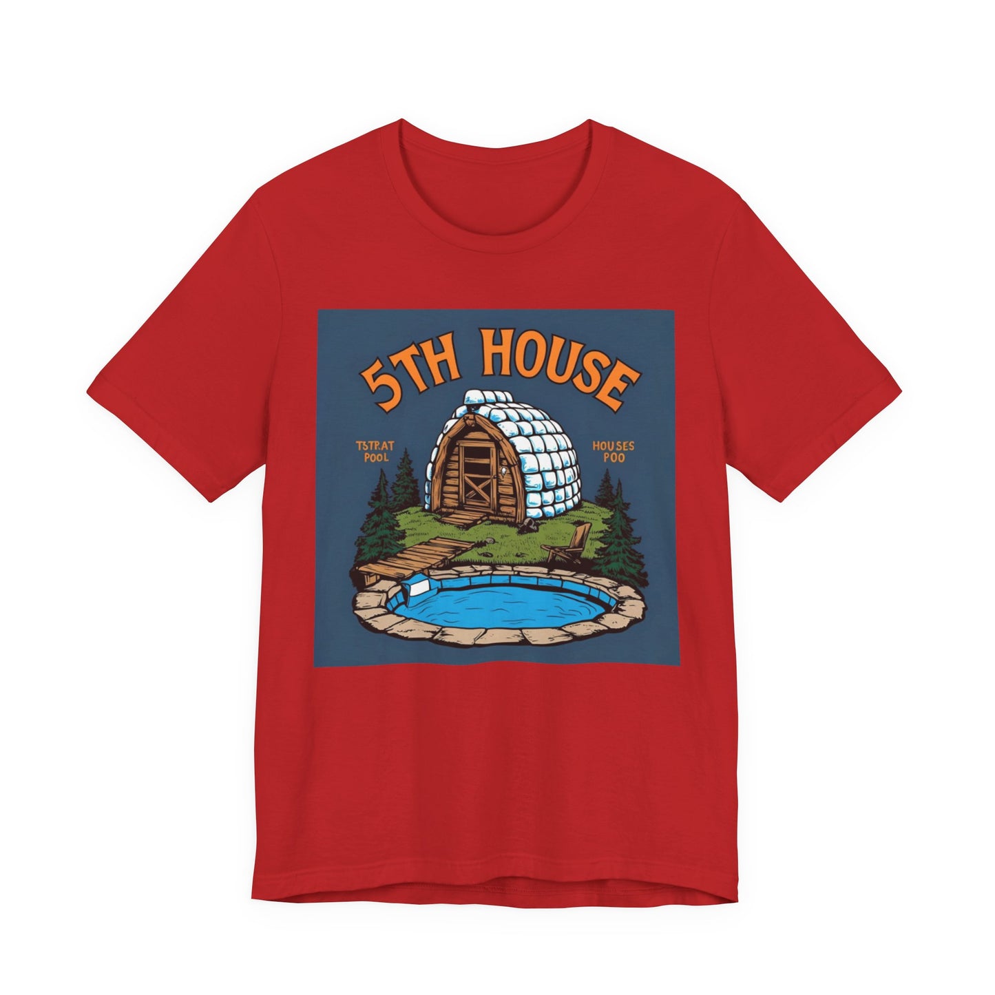 5th House Short Sleeve Tee - Cozy Cabin Vibe, Perfect for Nature Lovers, Gifts for Campers, Birthday, Everyday Wear, Summer Style