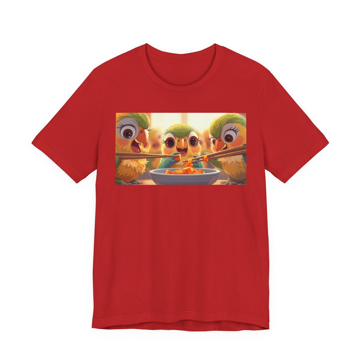 Colorful Cartoon Animal Tee, Fun Unisex T-Shirt, Cute Graphic Top, Gift for Animal Lovers, Casual Wear for Kids & Adults