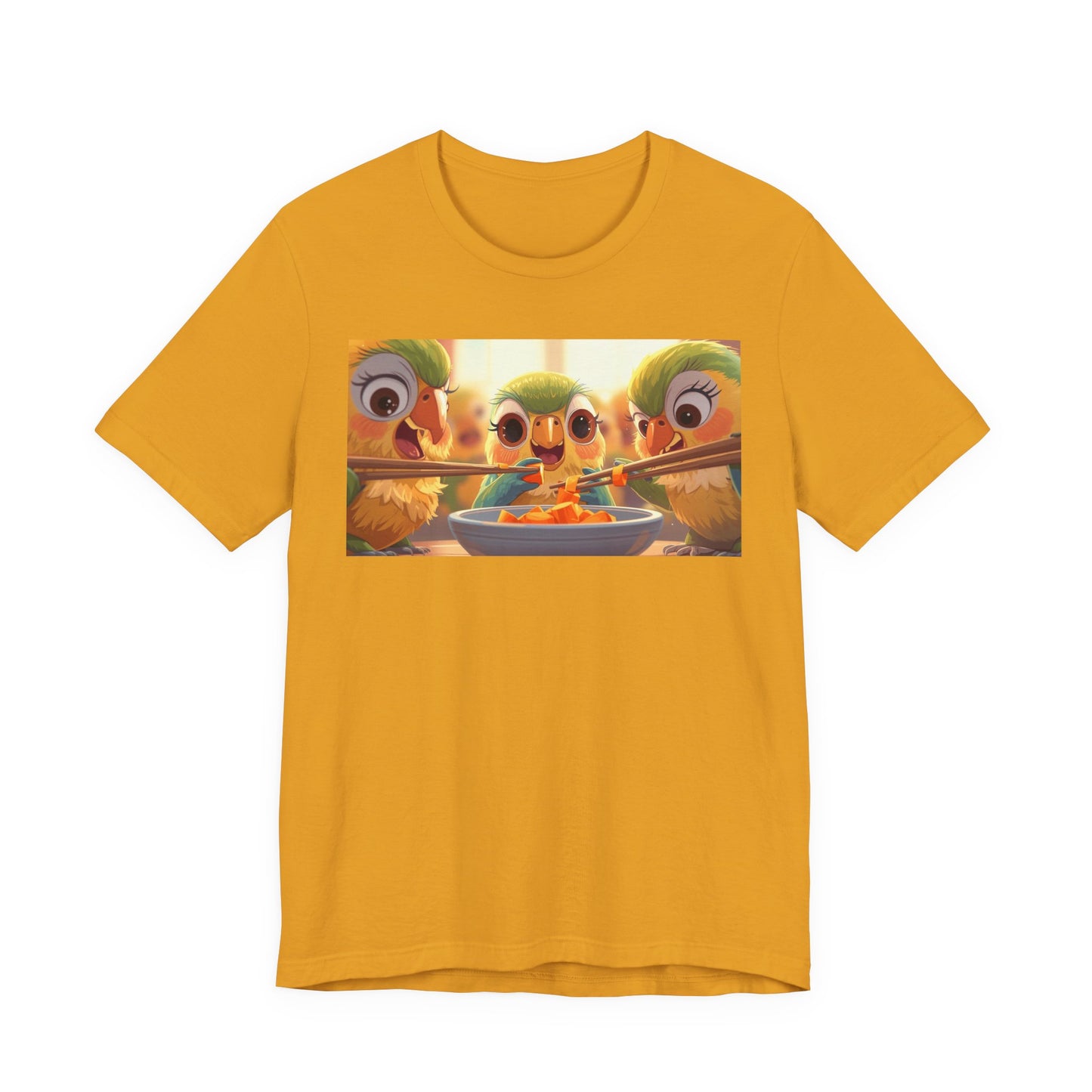 Colorful Cartoon Animal Tee, Fun Unisex T-Shirt, Cute Graphic Top, Gift for Animal Lovers, Casual Wear for Kids & Adults
