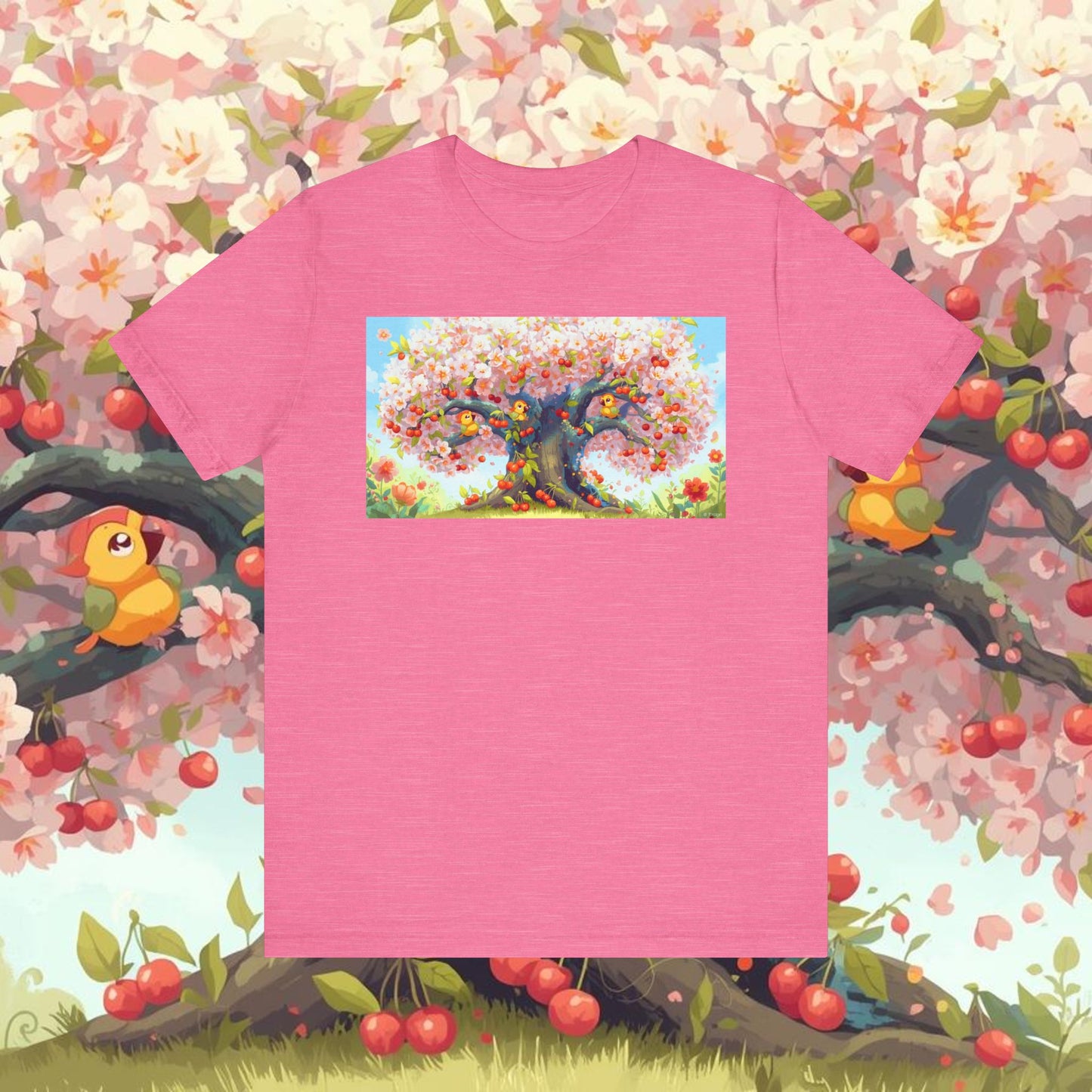 Spring Blossom Tree Tee, Floral Graphic T-Shirt, Unisex Spring Shirt, Gift for Nature Lovers, Summer Casual Wear