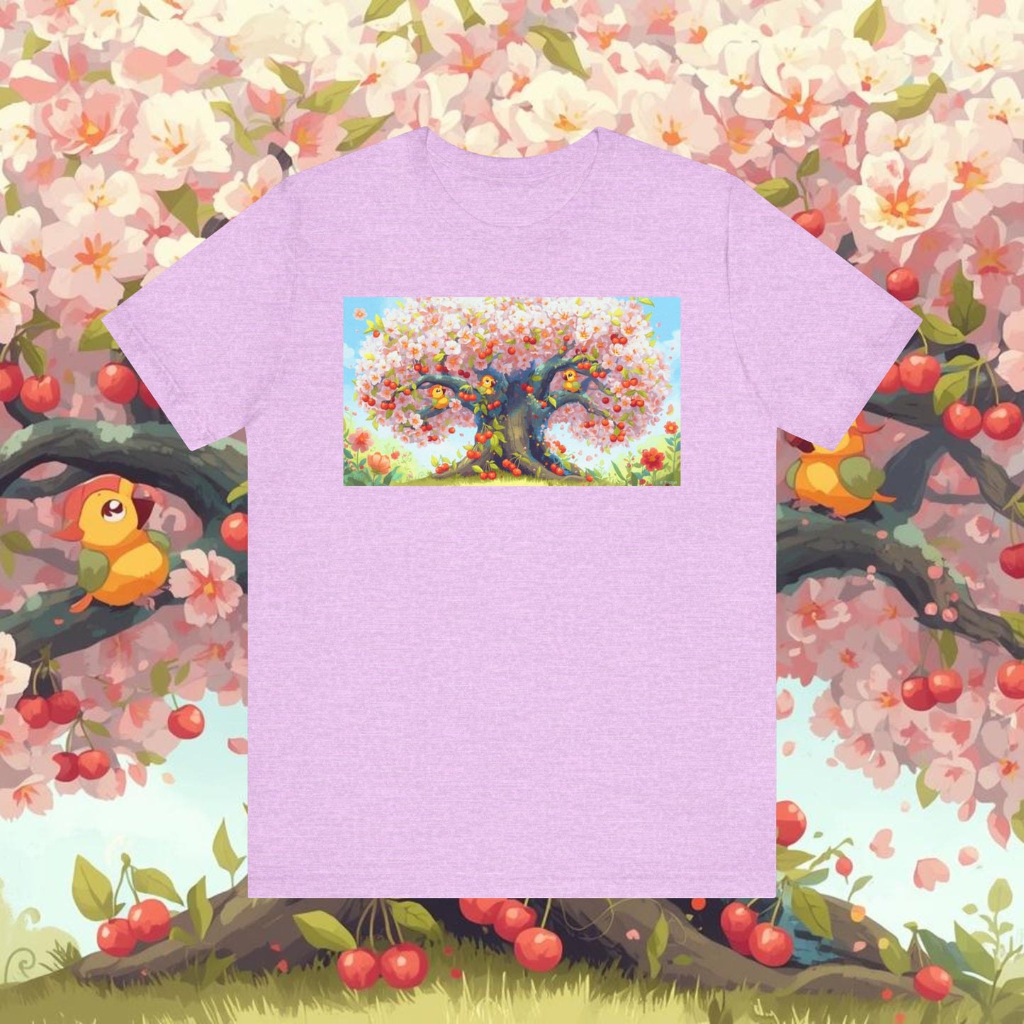 Spring Blossom Tree Tee, Floral Graphic T-Shirt, Unisex Spring Shirt, Gift for Nature Lovers, Summer Casual Wear
