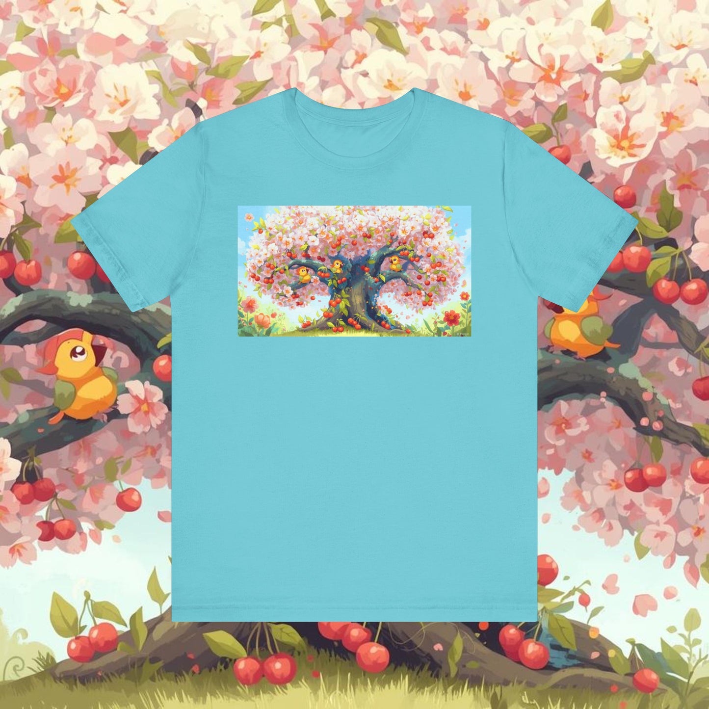 Spring Blossom Tree Tee, Floral Graphic T-Shirt, Unisex Spring Shirt, Gift for Nature Lovers, Summer Casual Wear