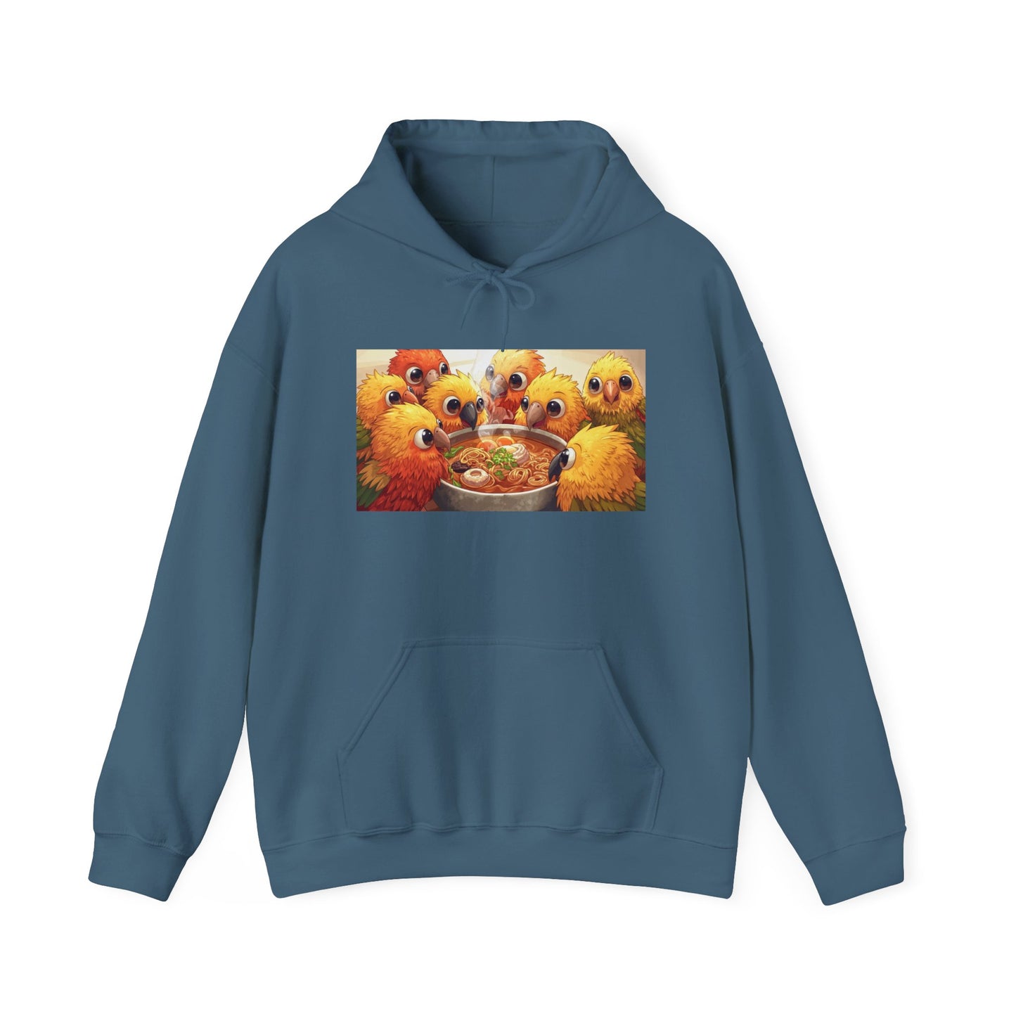 Cozy Parrot Party Hoodie - Fun Unisex Sweatshirt for Bird Lovers, Relaxed Style, Perfect Gift for Birthdays, Holidays, or Every Day
