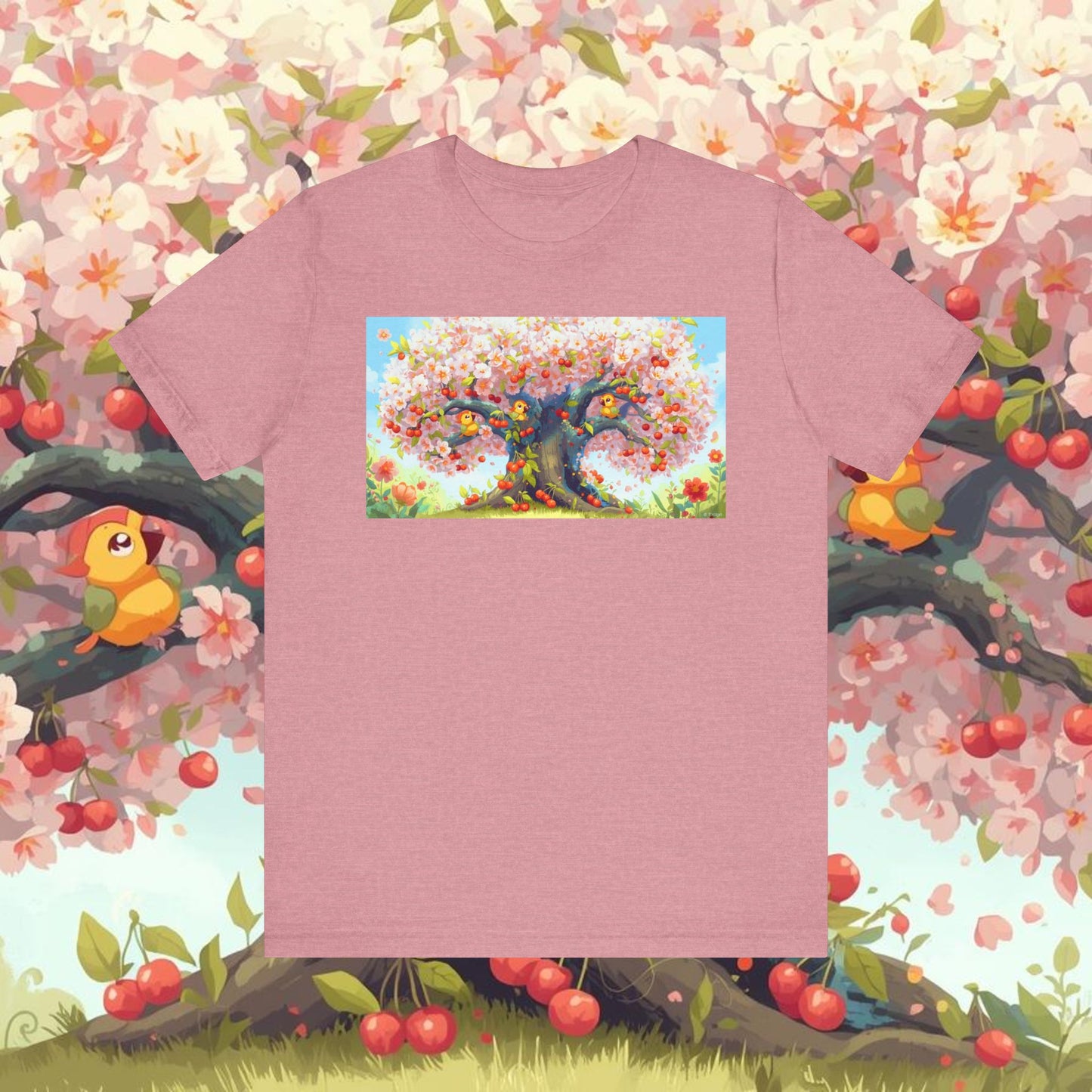 Spring Blossom Tree Tee, Floral Graphic T-Shirt, Unisex Spring Shirt, Gift for Nature Lovers, Summer Casual Wear