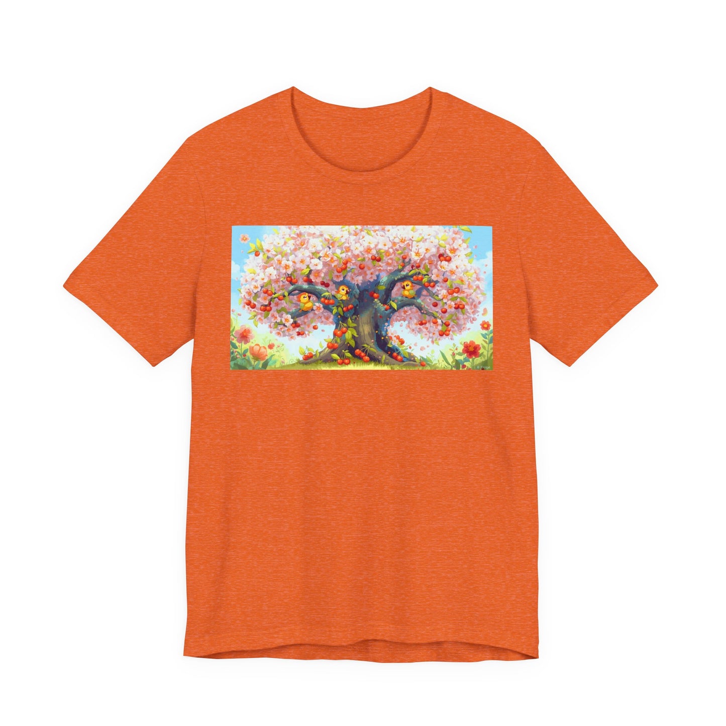 Spring Blossom Tree Tee, Floral Graphic T-Shirt, Unisex Spring Shirt, Gift for Nature Lovers, Summer Casual Wear