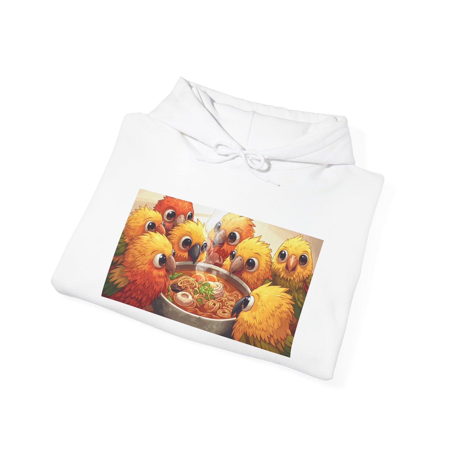 Cozy Parrot Party Hoodie - Fun Unisex Sweatshirt for Bird Lovers, Relaxed Style, Perfect Gift for Birthdays, Holidays, or Every Day