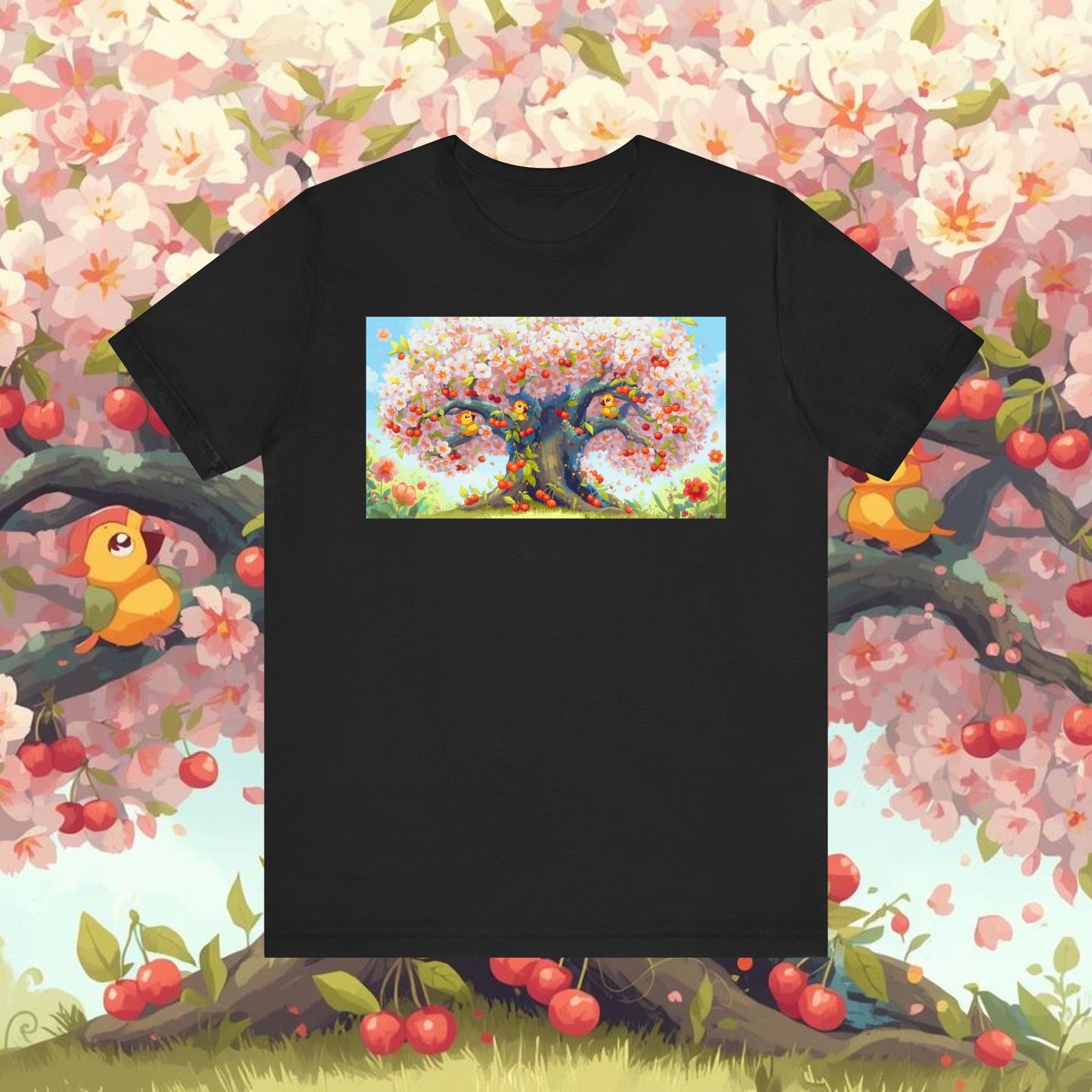 Spring Blossom Tree Tee, Floral Graphic T-Shirt, Unisex Spring Shirt, Gift for Nature Lovers, Summer Casual Wear