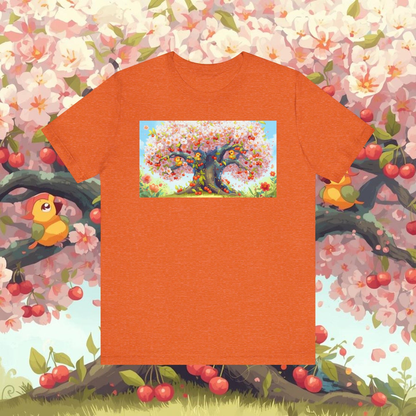 Spring Blossom Tree Tee, Floral Graphic T-Shirt, Unisex Spring Shirt, Gift for Nature Lovers, Summer Casual Wear