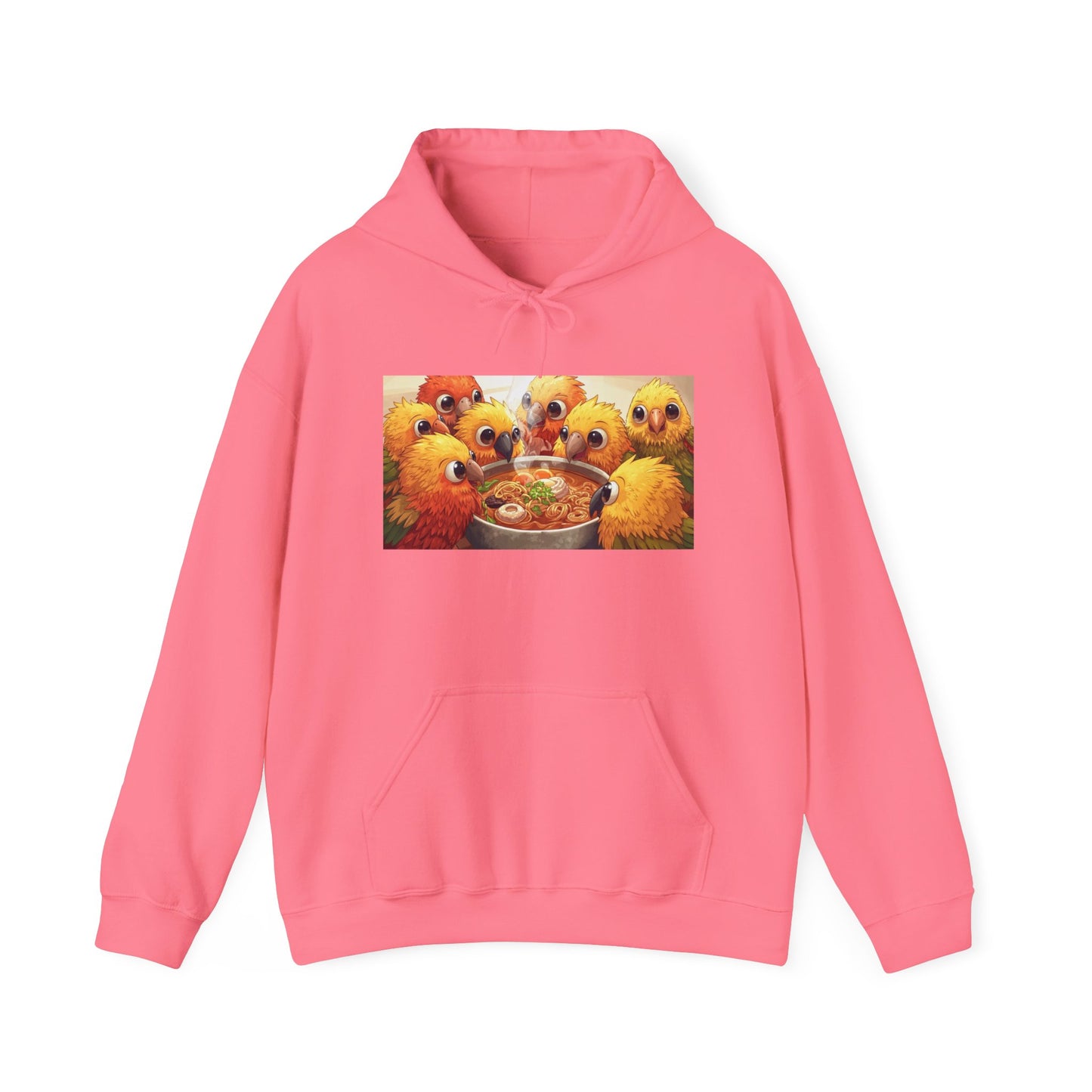 Cozy Parrot Party Hoodie - Fun Unisex Sweatshirt for Bird Lovers, Relaxed Style, Perfect Gift for Birthdays, Holidays, or Every Day
