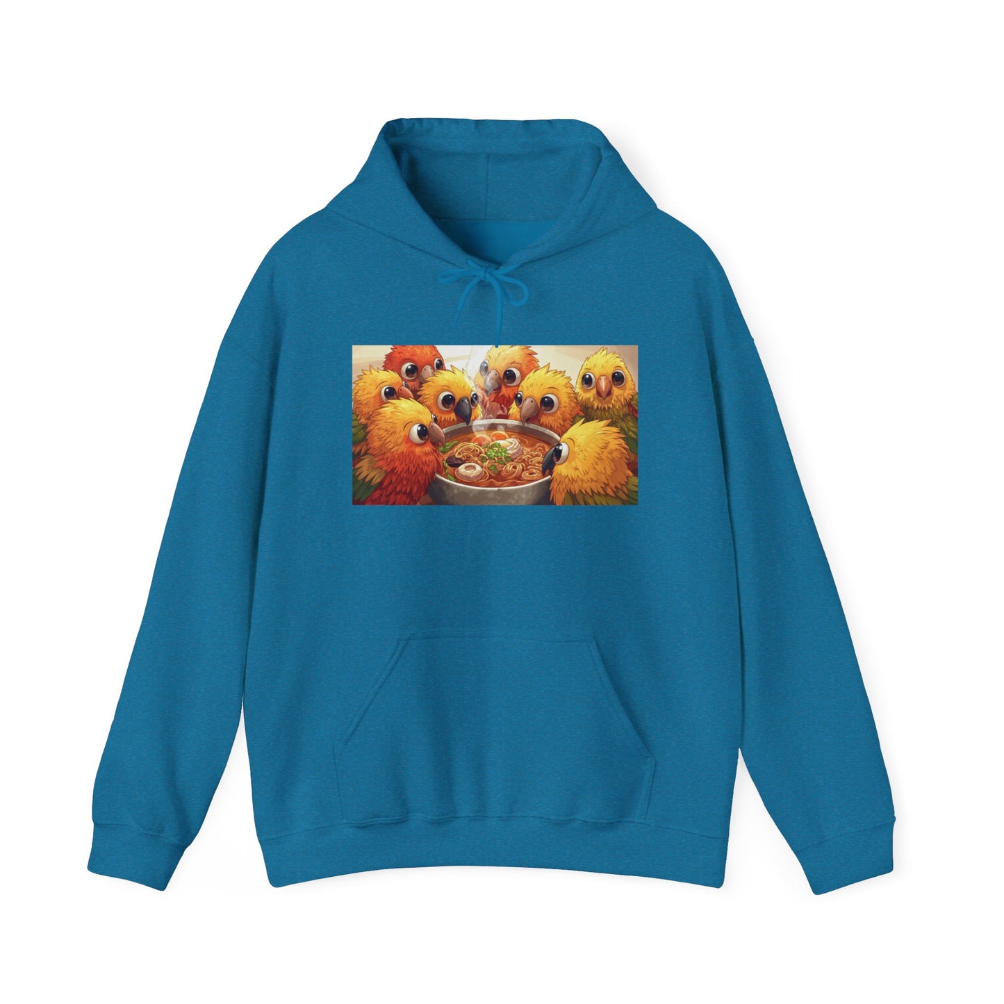 Cozy Parrot Party Hoodie - Fun Unisex Sweatshirt for Bird Lovers, Relaxed Style, Perfect Gift for Birthdays, Holidays, or Every Day