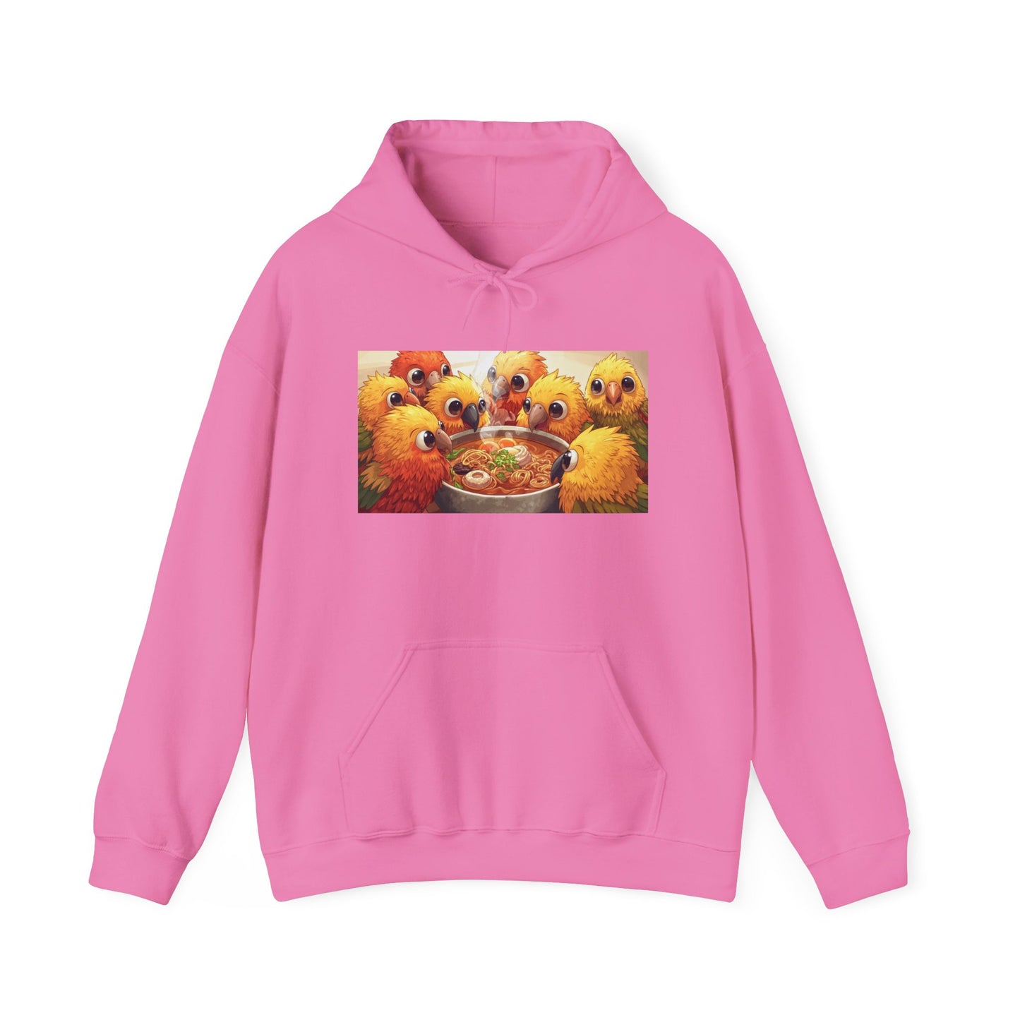 Cozy Parrot Party Hoodie - Fun Unisex Sweatshirt for Bird Lovers, Relaxed Style, Perfect Gift for Birthdays, Holidays, or Every Day