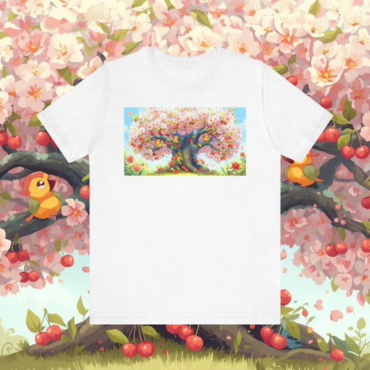 Spring Blossom Tree Tee, Floral Graphic T-Shirt, Unisex Spring Shirt, Gift for Nature Lovers, Summer Casual Wear