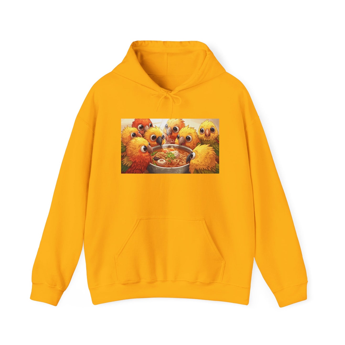 Cozy Parrot Party Hoodie - Fun Unisex Sweatshirt for Bird Lovers, Relaxed Style, Perfect Gift for Birthdays, Holidays, or Every Day