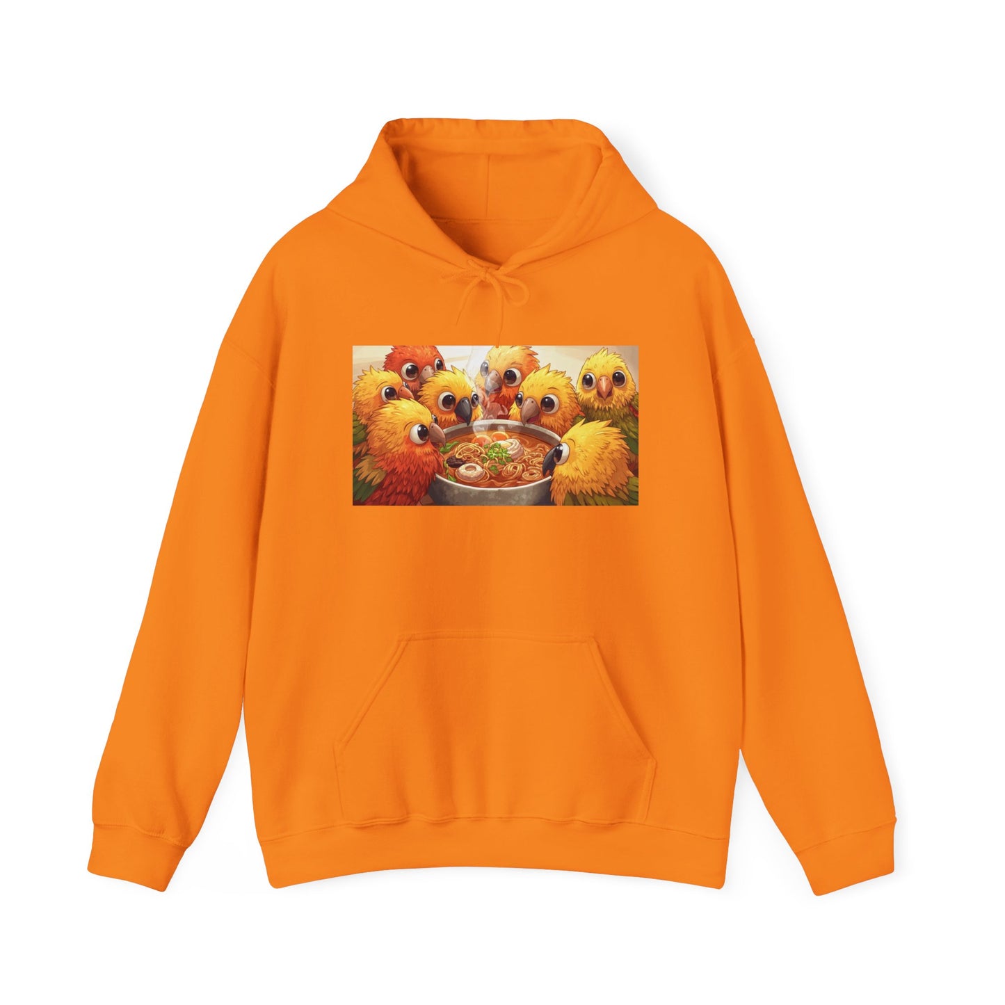 Cozy Parrot Party Hoodie - Fun Unisex Sweatshirt for Bird Lovers, Relaxed Style, Perfect Gift for Birthdays, Holidays, or Every Day
